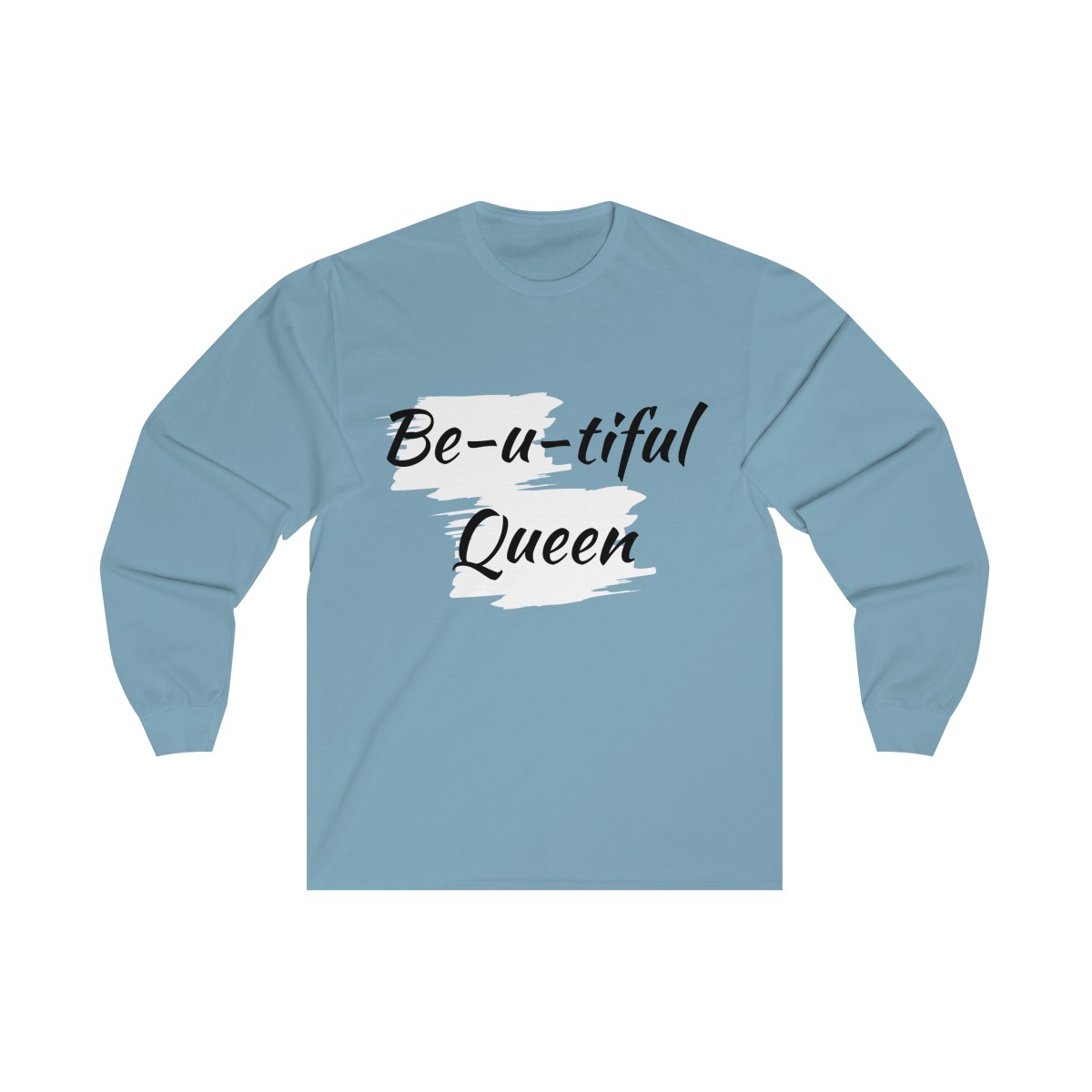 Long Sleeve Be-u-tiful Tee (Black Letters) - Image 4