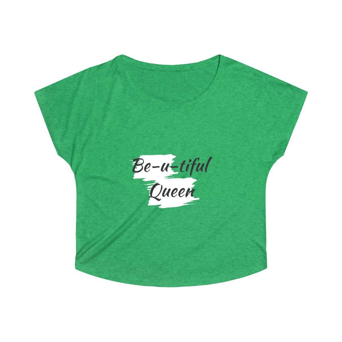 Be-U-Queen Tri-Blend Off Shoulder Shirt - Image 3