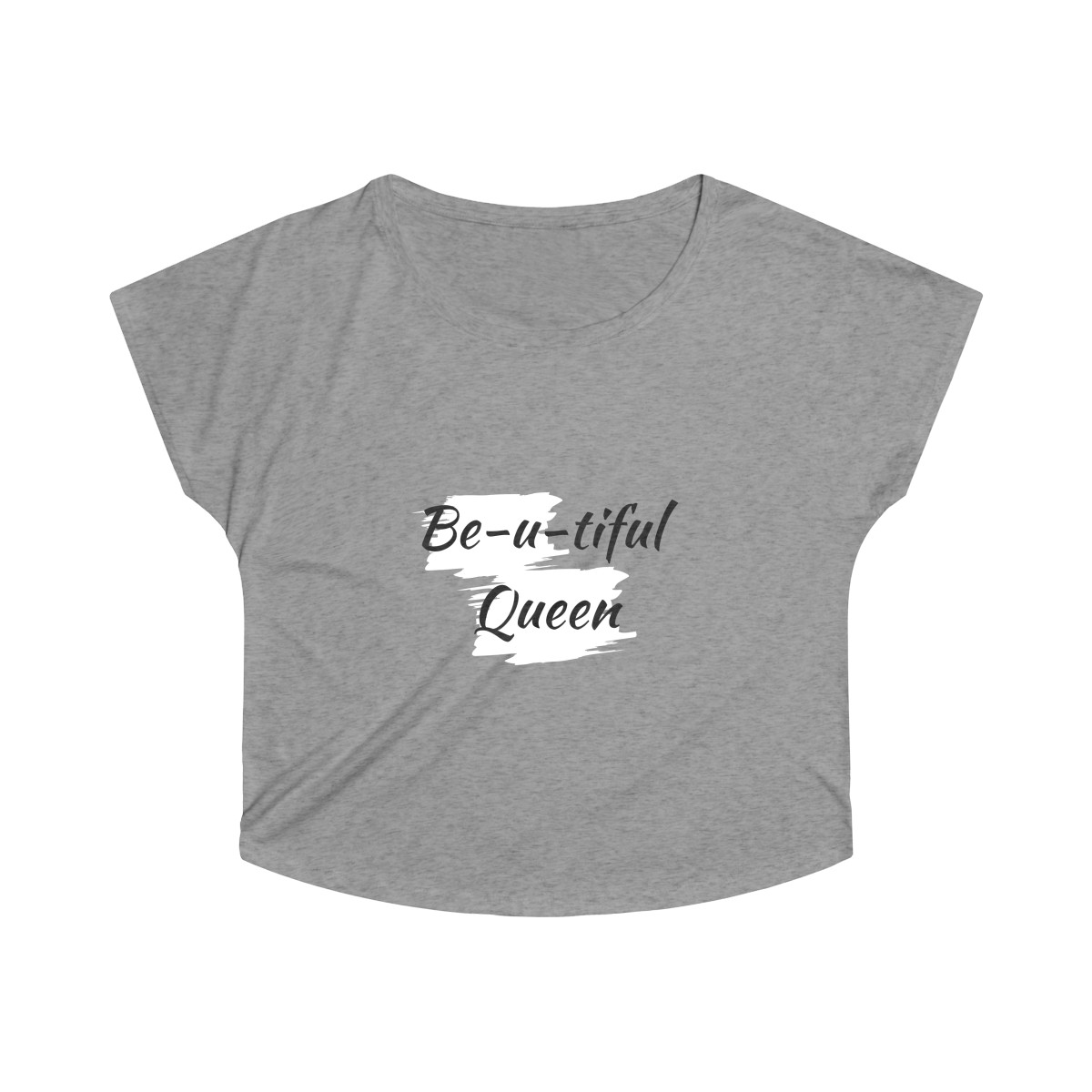 Be-U-Queen Tri-Blend Off Shoulder Shirt - Image 5