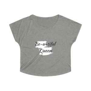 Be-U-Queen Tri-Blend Off Shoulder Shirt