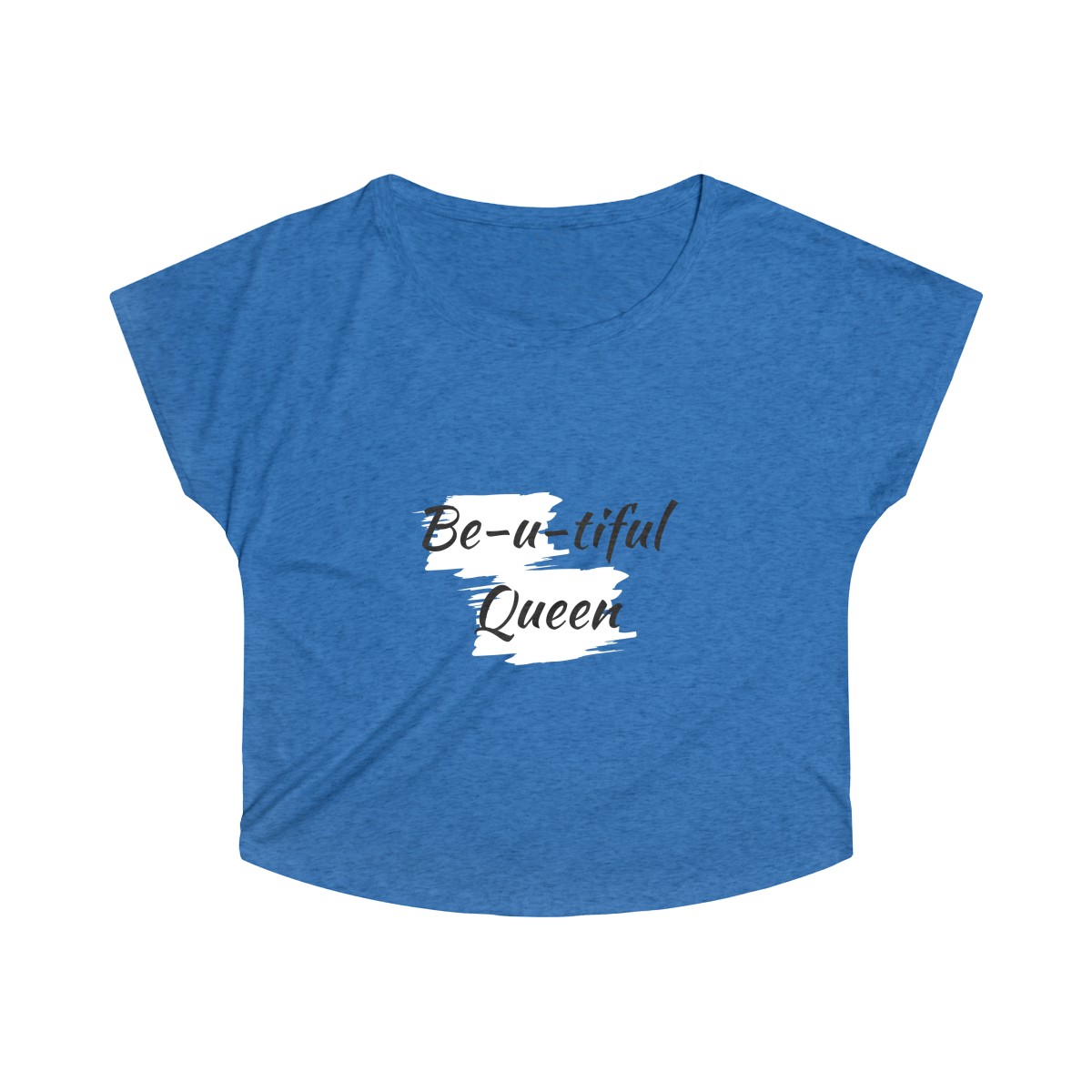 Be-U-Queen Tri-Blend Off Shoulder Shirt - Image 4