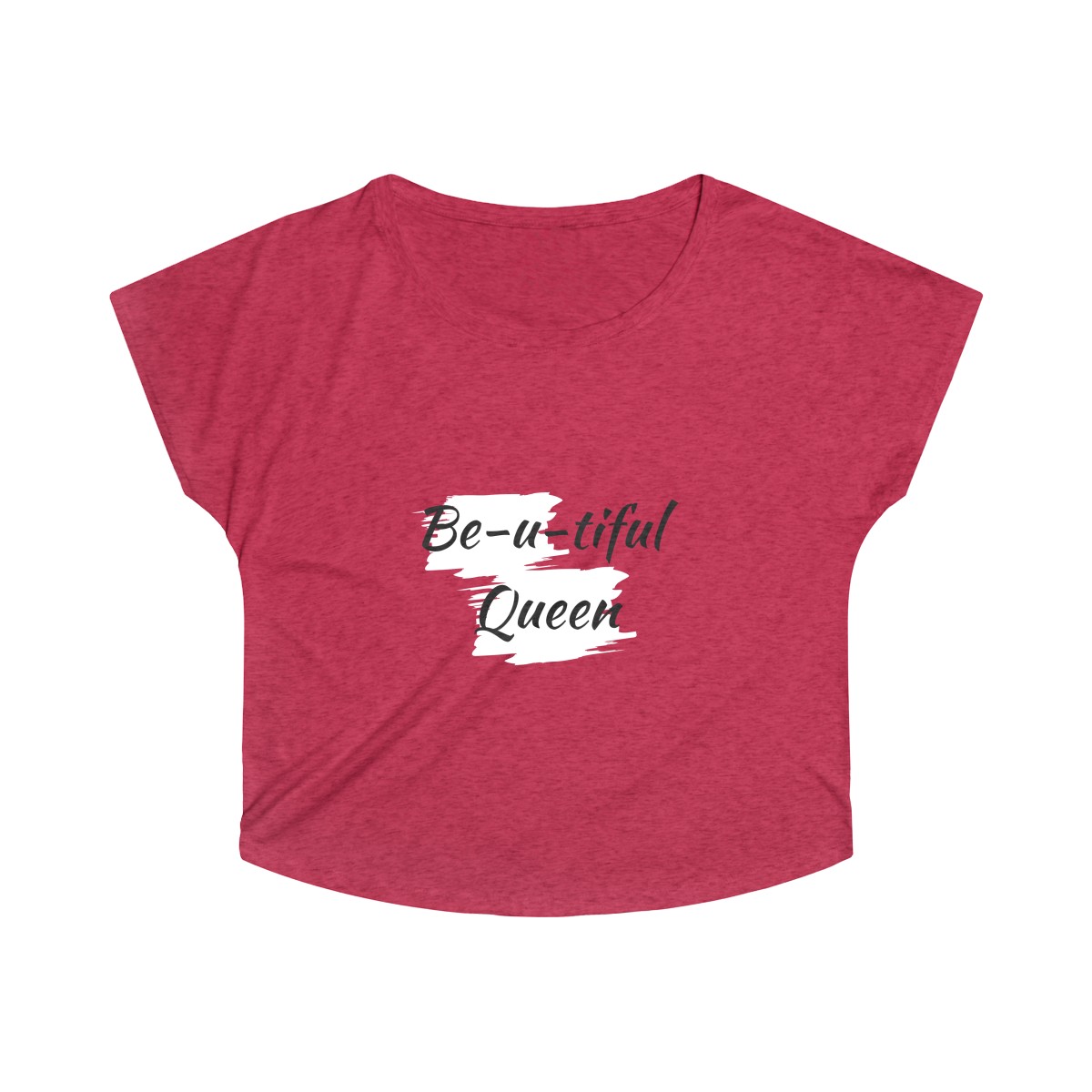 Be-U-Queen Tri-Blend Off Shoulder Shirt - Image 6