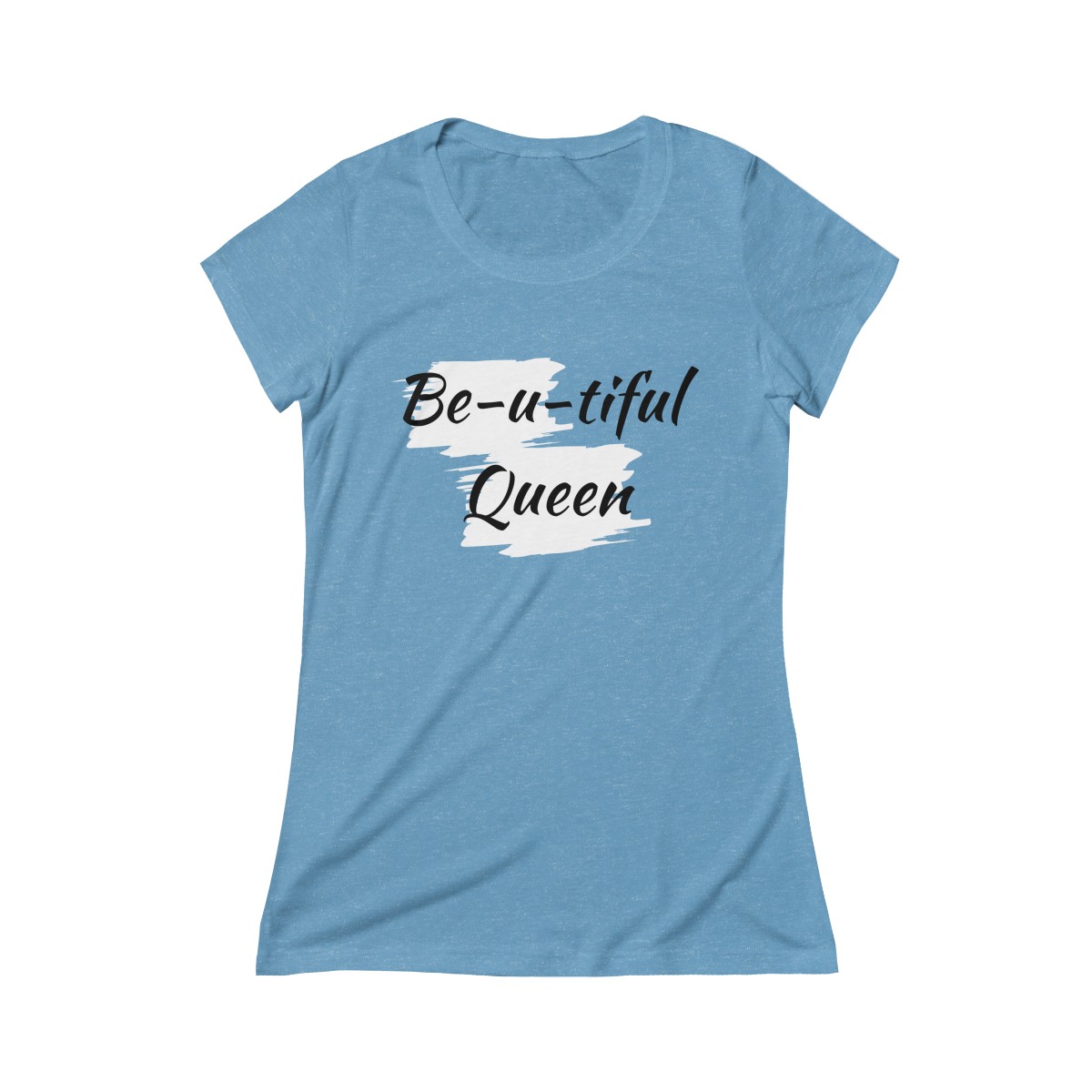 Be-u-tiful TriBlend Tee(Black Letters) - Image 2