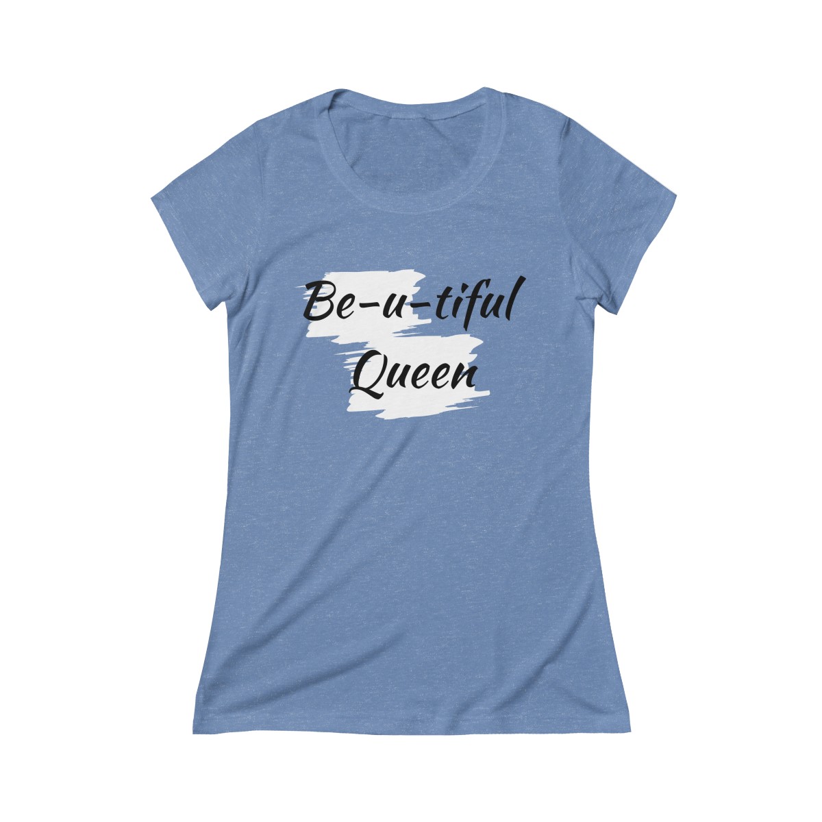 Be-u-tiful TriBlend Tee(Black Letters) - Image 3