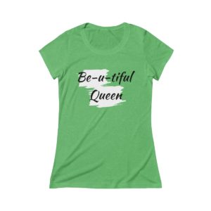 Be-u-tiful TriBlend Tee(Black Letters)