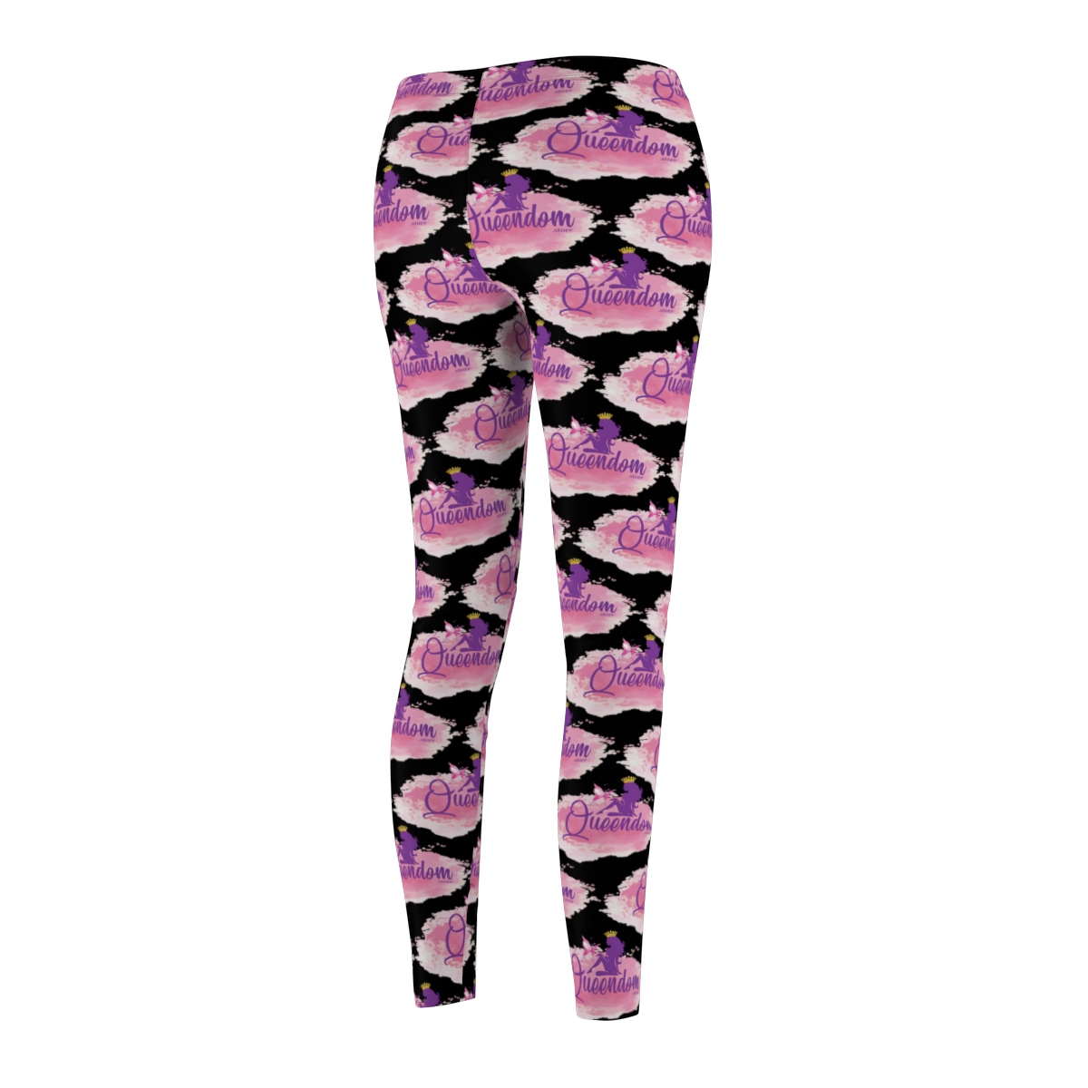 Queendom Casual Leggings Black - Image 3