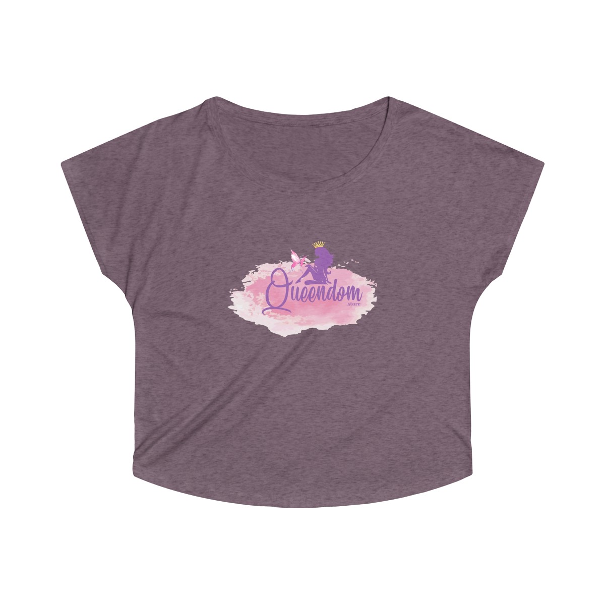 Tri-Blend Queendom Off Shoulder Shirt