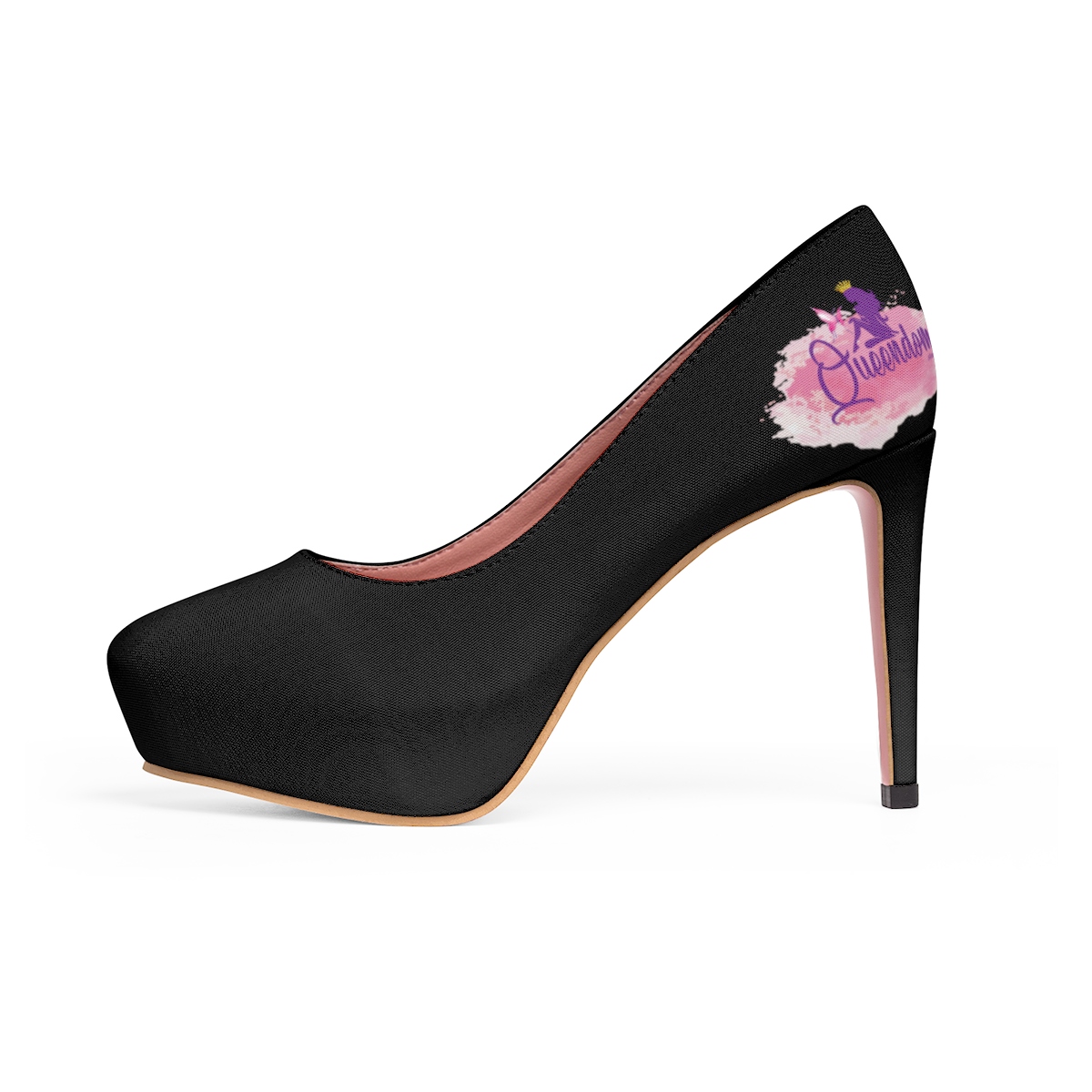 Queendom Platform Heels (Black) - Image 4