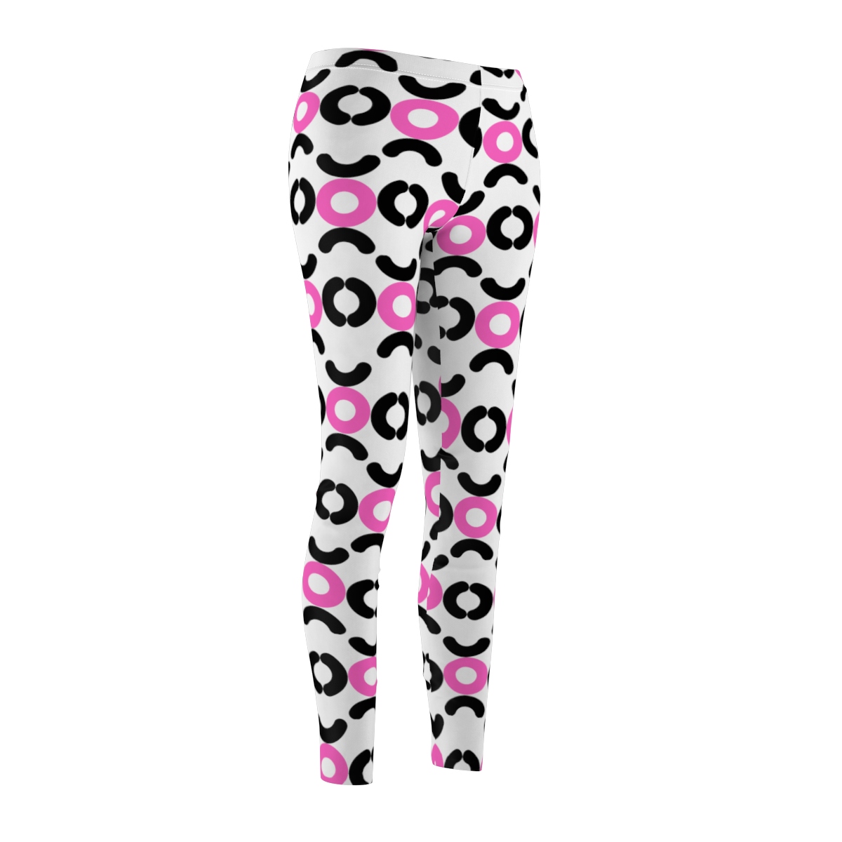 Circle Design Leggings (Pink)