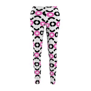 Circle Design Leggings (Pink)