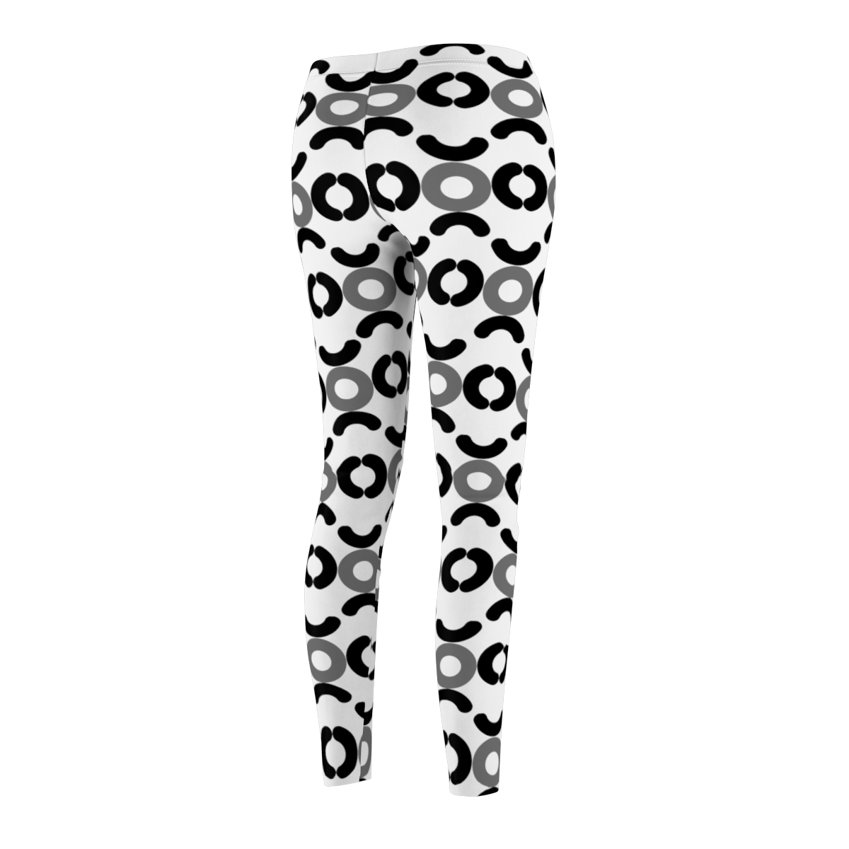 Circle Design Leggings (Gray) - Image 3