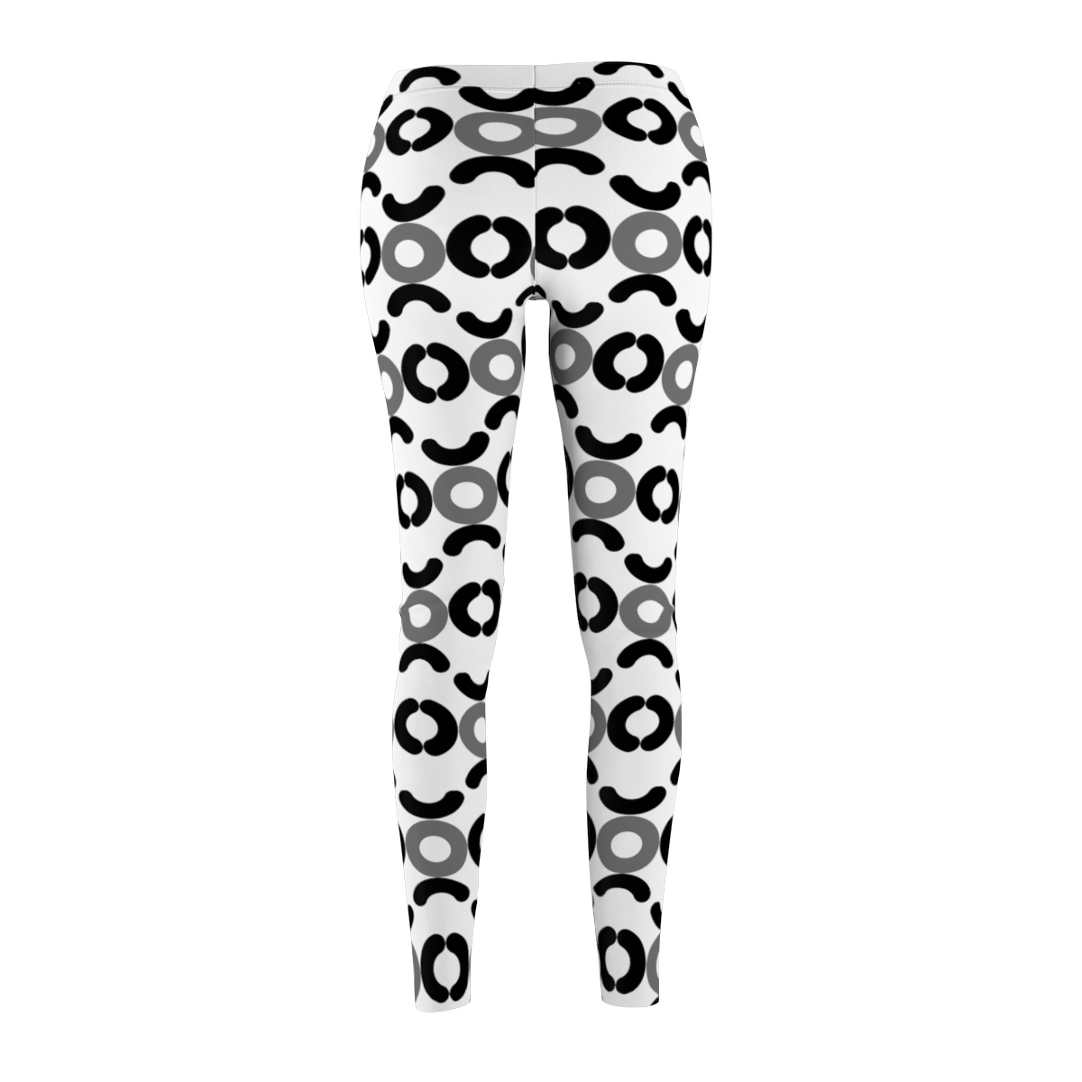 Circle Design Leggings (Gray) - Image 4