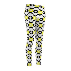Circle Design Leggings (Yellow)