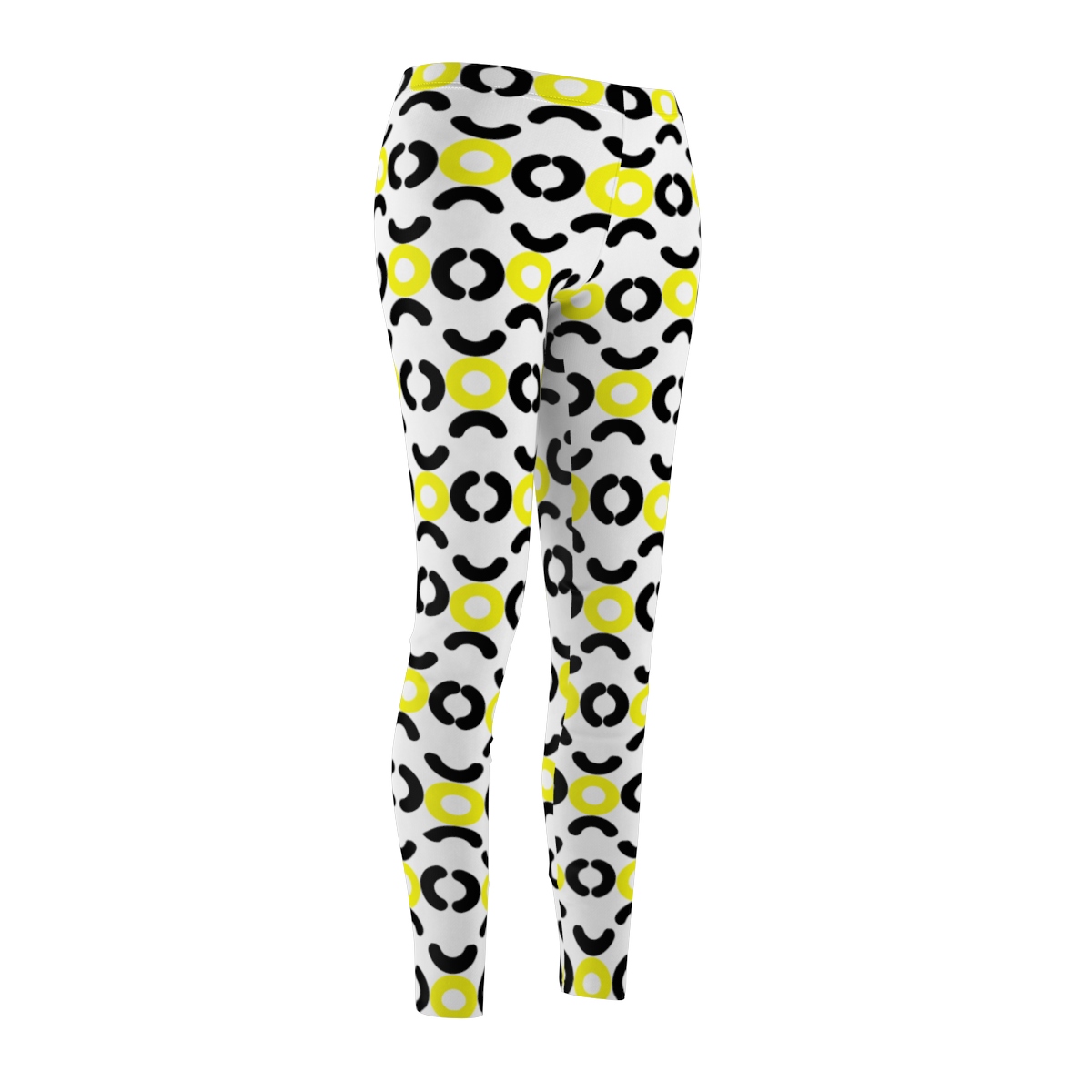 Circle Design Leggings (Yellow)
