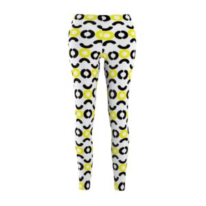 Circle Design Leggings (Yellow)