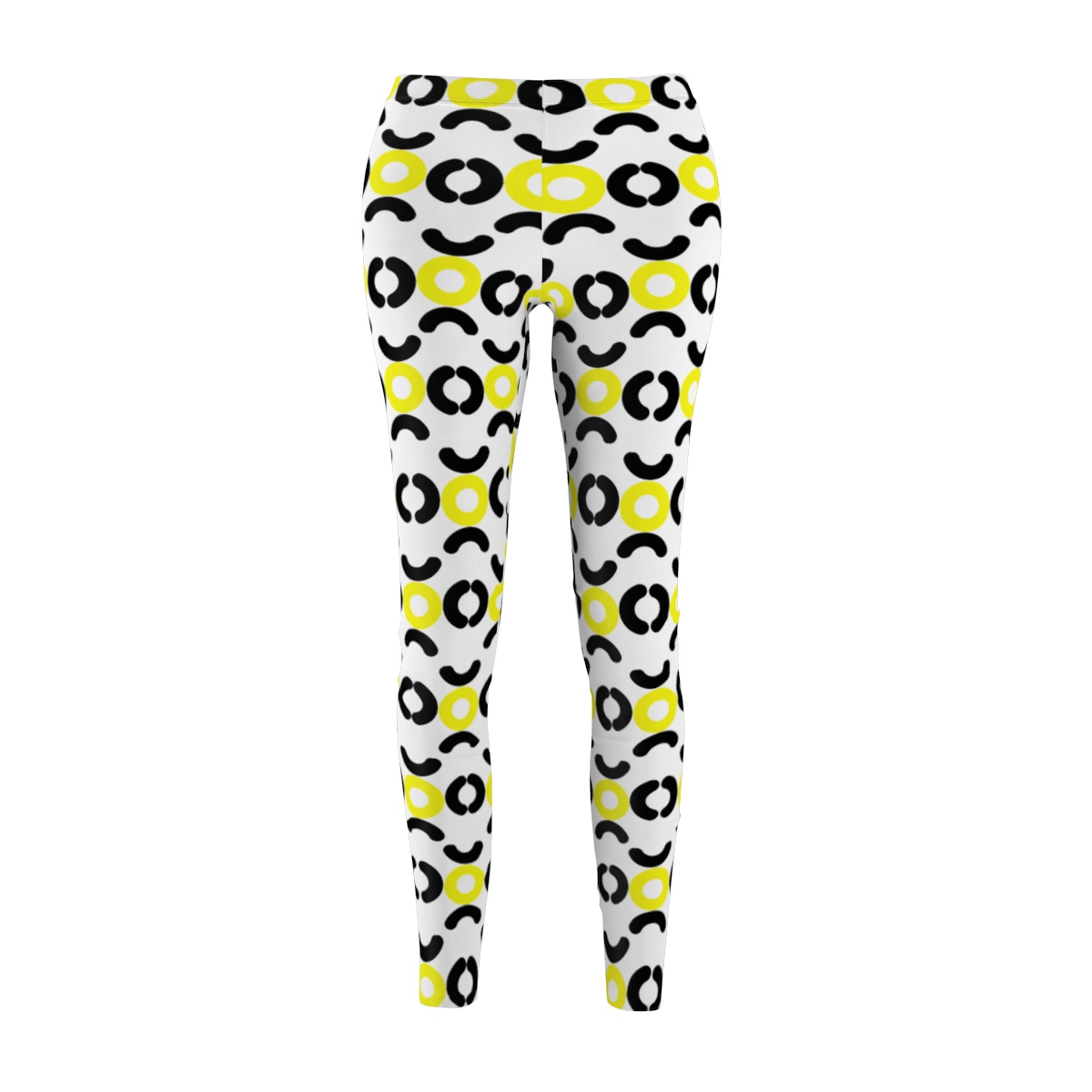 Circle Design Leggings (Yellow) - Image 2