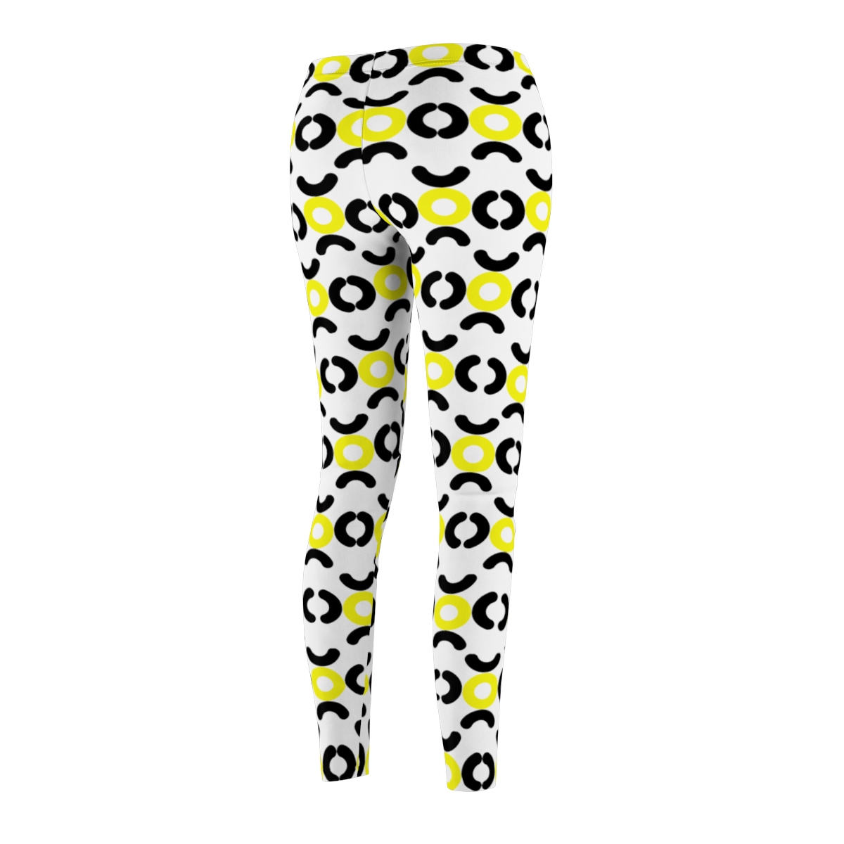 Circle Design Leggings (Yellow) - Image 3
