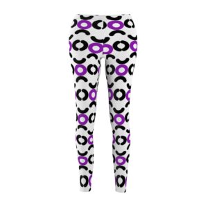 Circle Design Leggings (Purple)