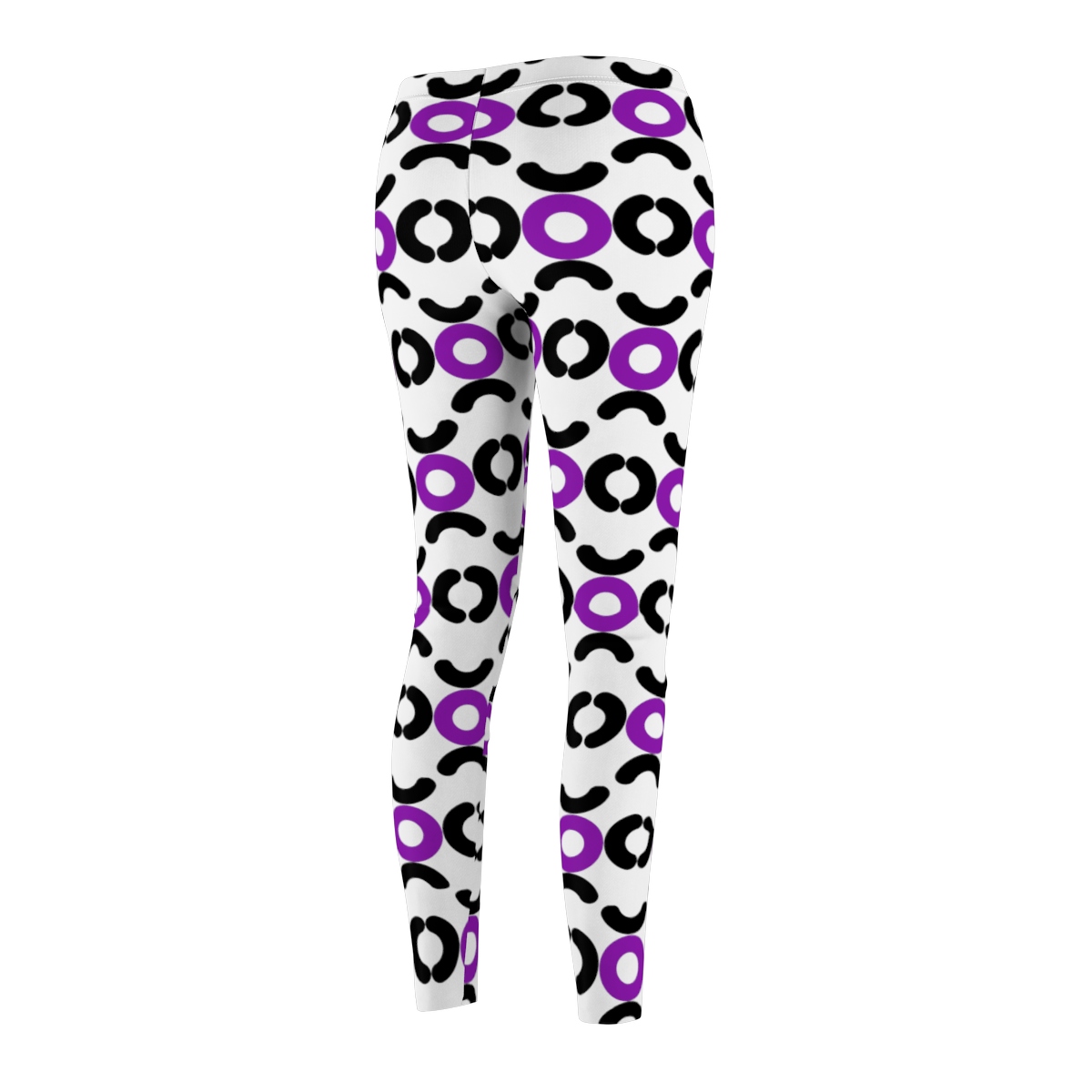 Circle Design Leggings (Purple) - Image 3
