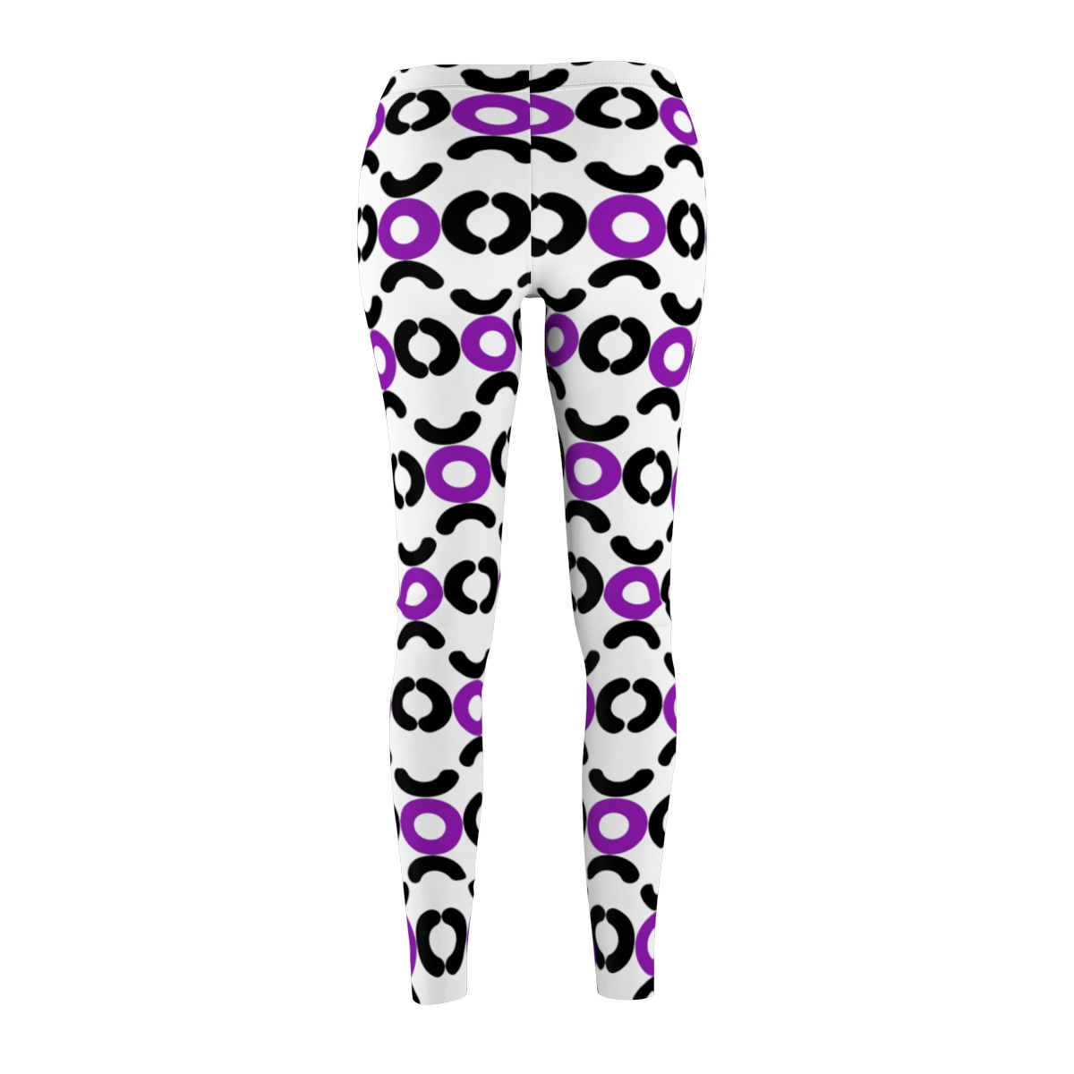 Circle Design Leggings (Purple) - Image 4