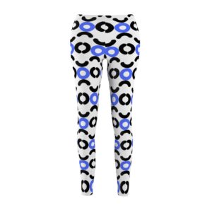 Circle Design Leggings (Blue)