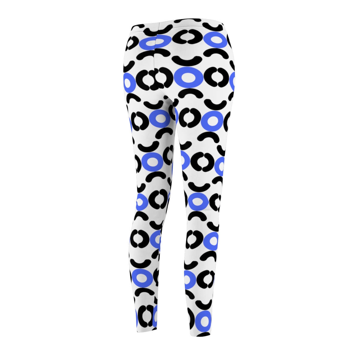 Circle Design Leggings (Blue) - Image 3