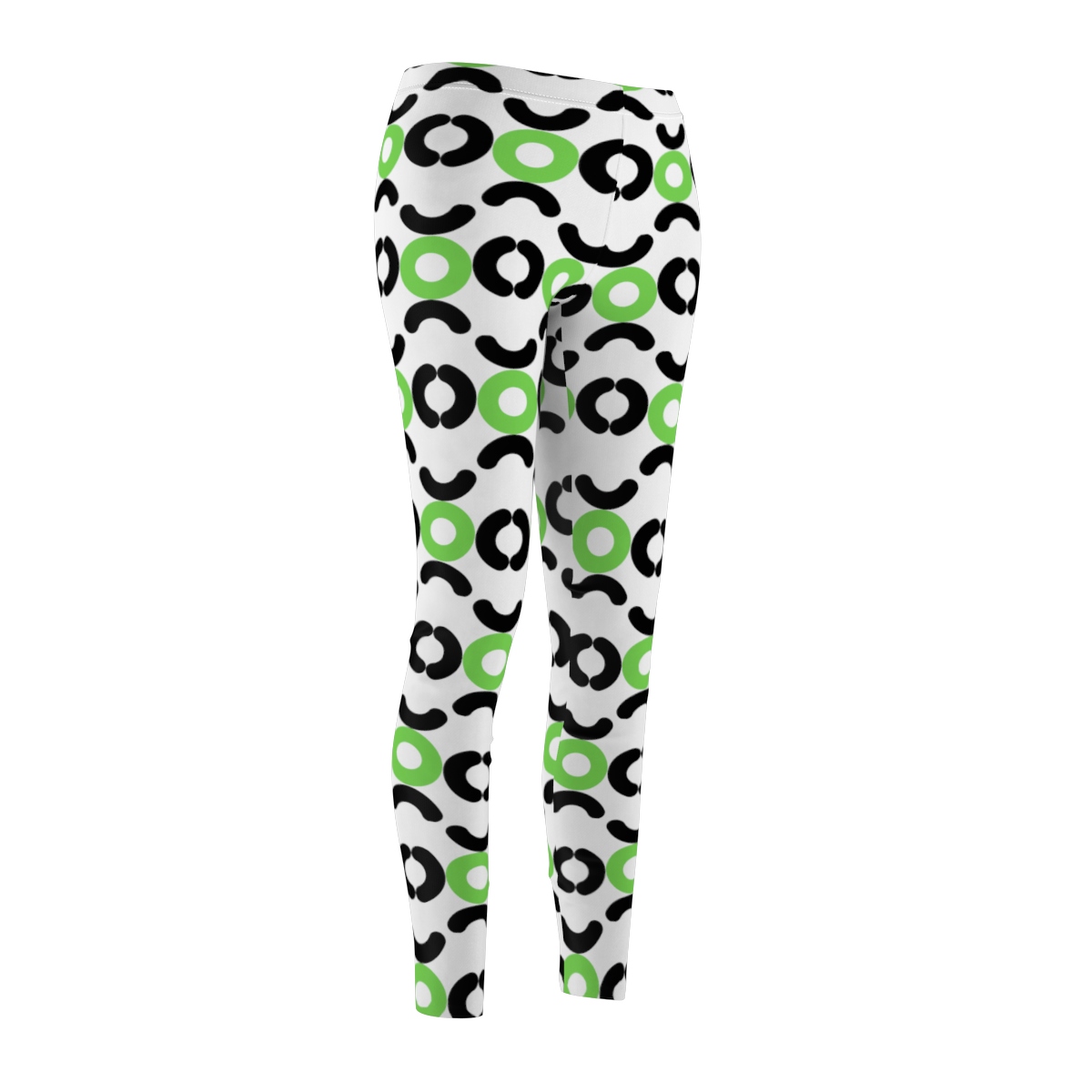 Circle Design Leggings (Green)
