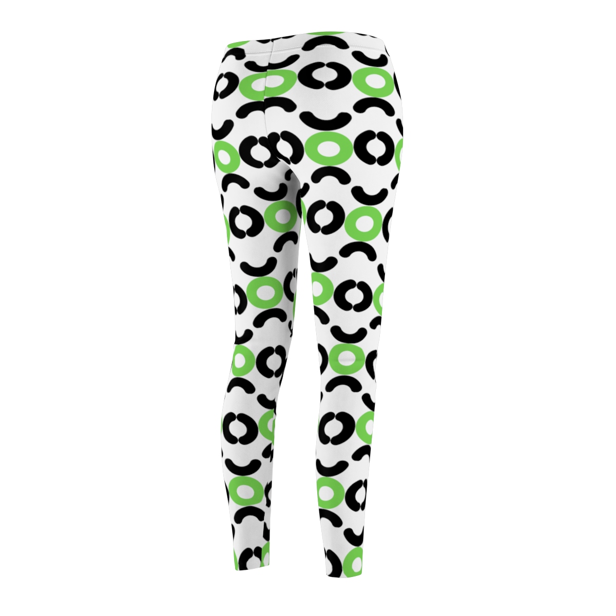 Circle Design Leggings (Green) - Image 3