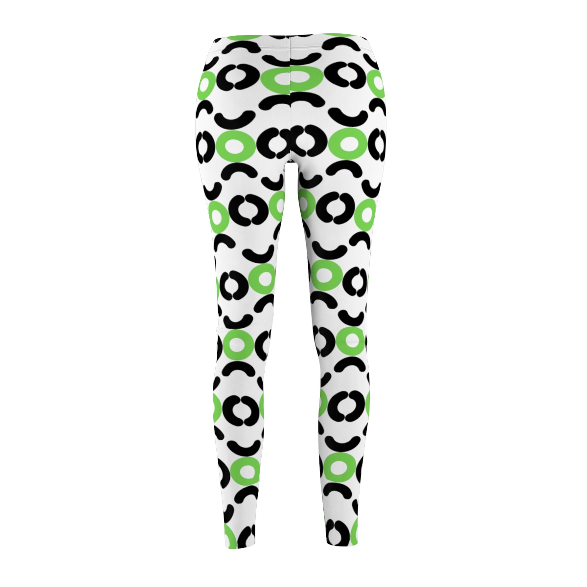 Circle Design Leggings (Green) - Image 4