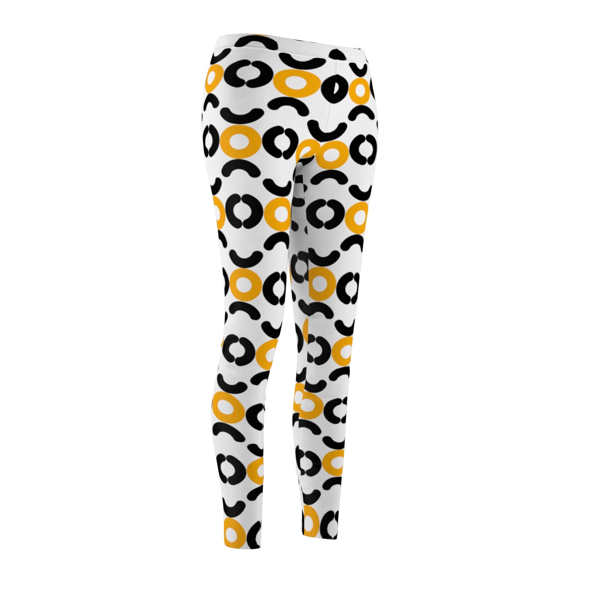 Circle Design Leggings (Orange)