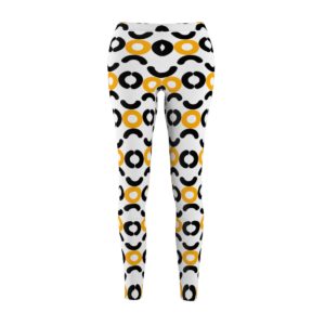 Circle Design Leggings (Orange)