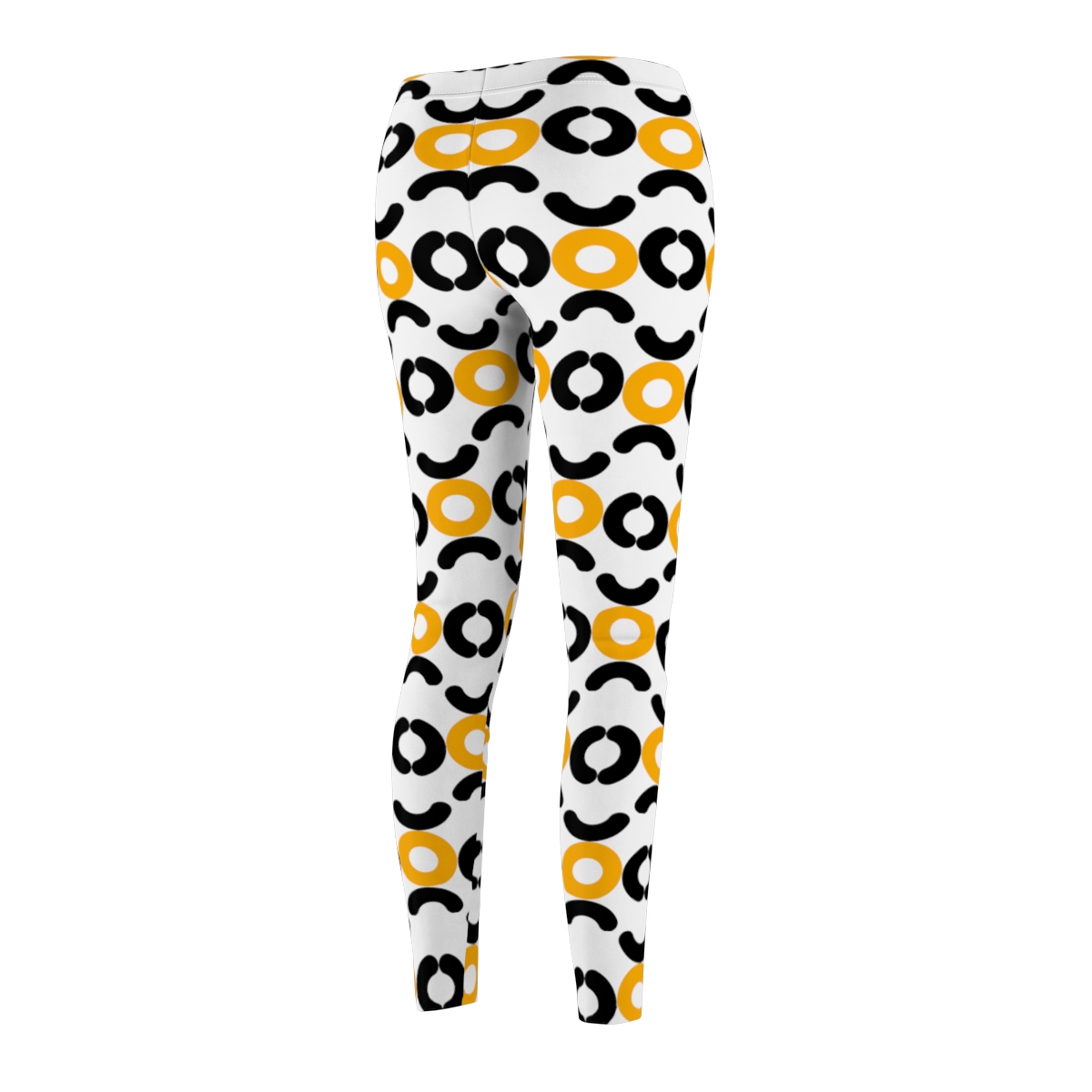 Circle Design Leggings (Orange) - Image 3