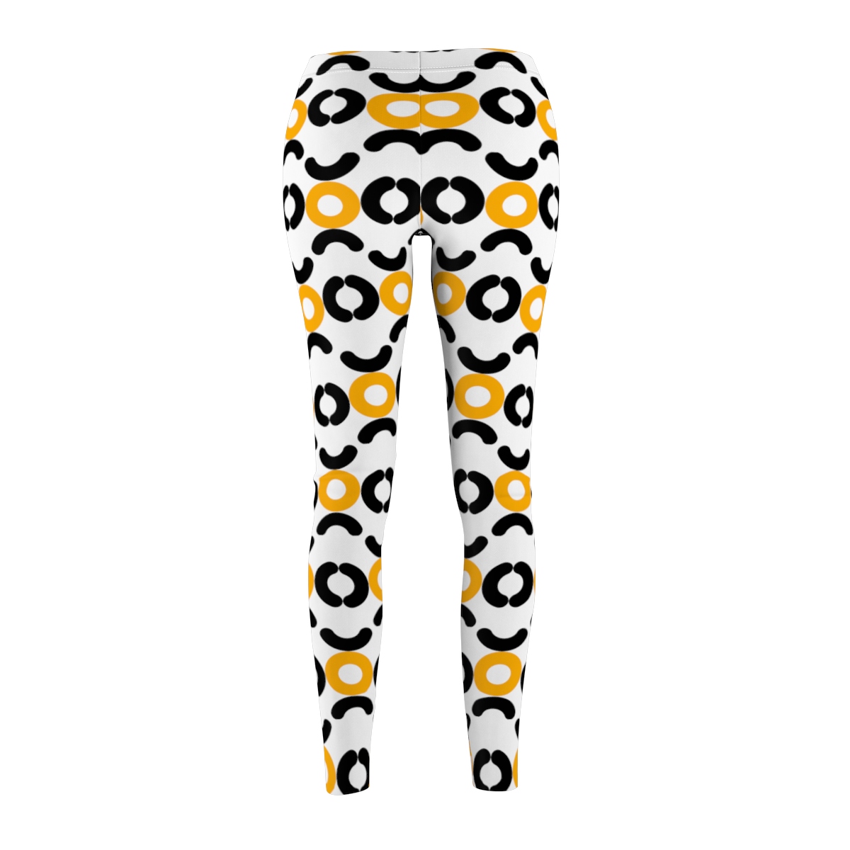 Circle Design Leggings (Orange) - Image 4