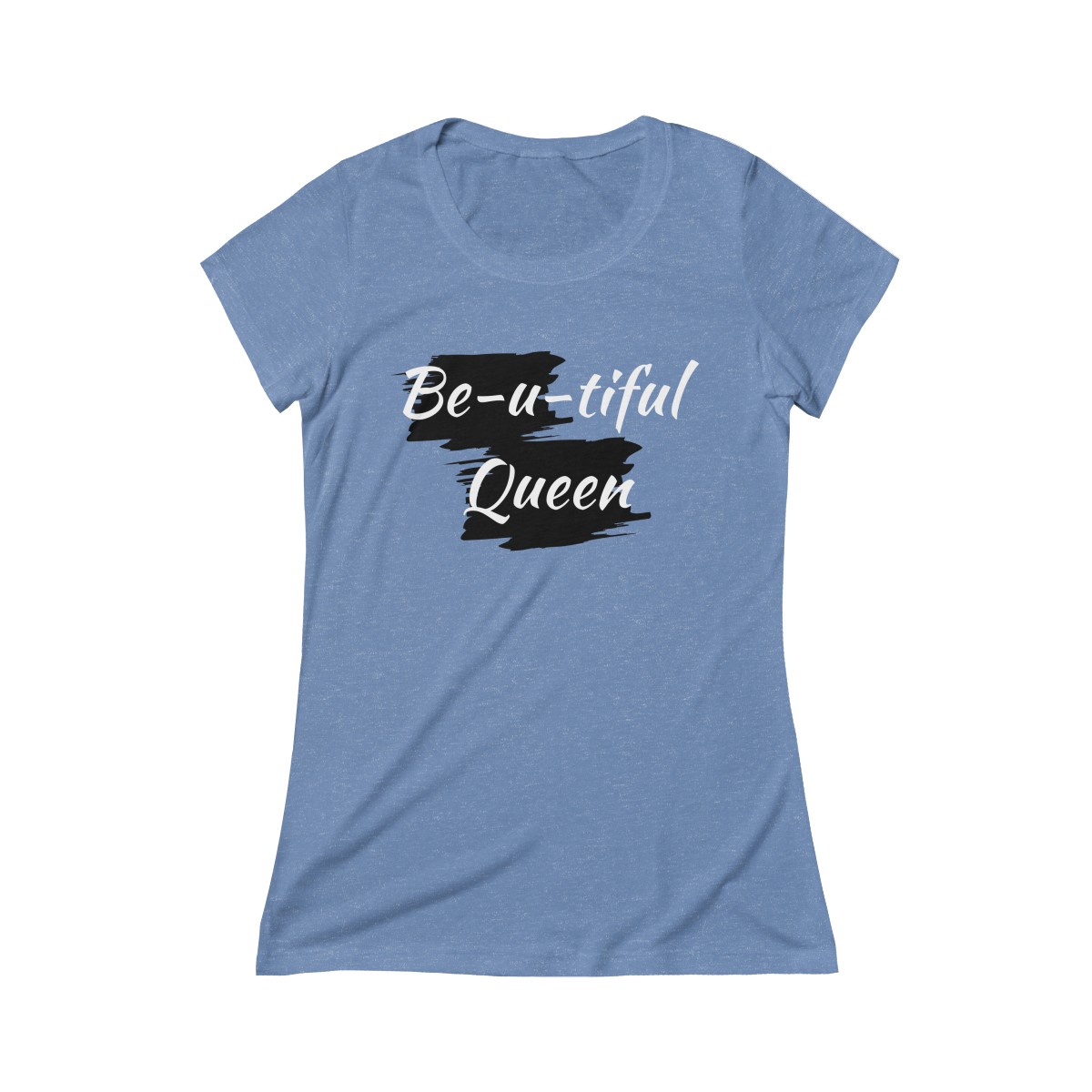 Be-u-tiful Triblend Tee (White Letters) - Image 4