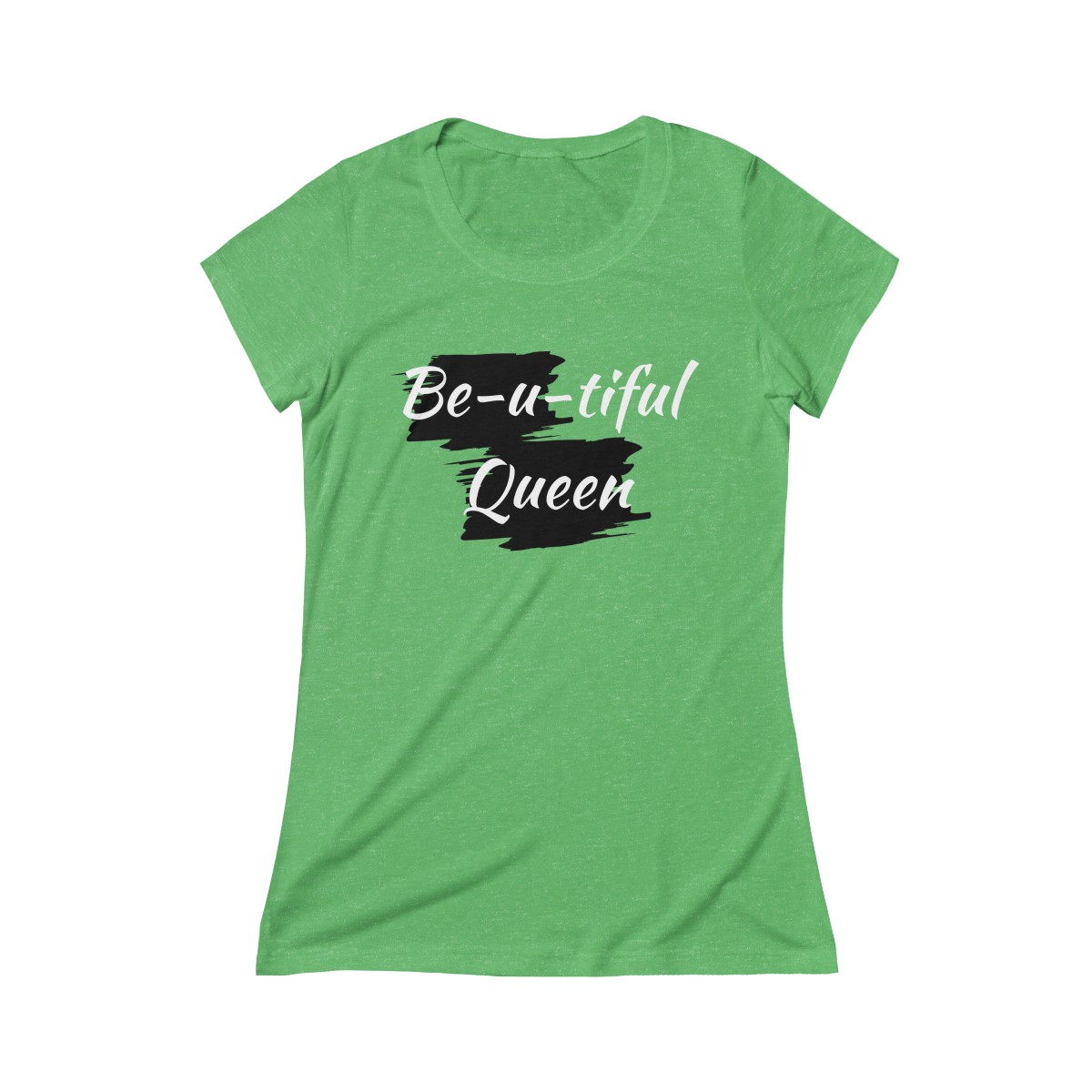 Be-u-tiful Triblend Tee (White Letters) - Image 3