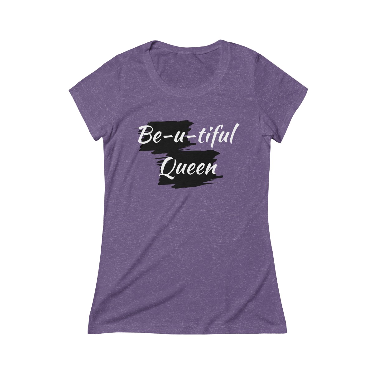 Be-u-tiful Triblend Tee (White Letters) - Image 5