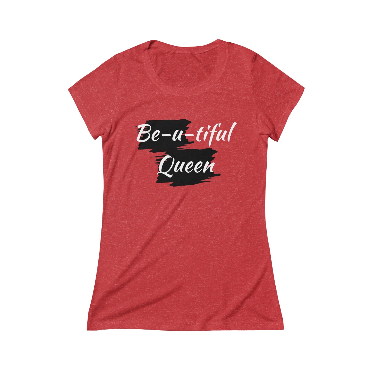 Be-u-tiful Triblend Tee (White Letters) - Image 7