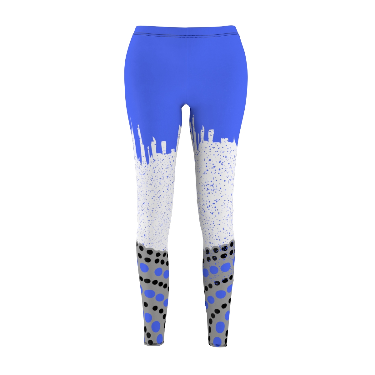 Blue Brush Leggings