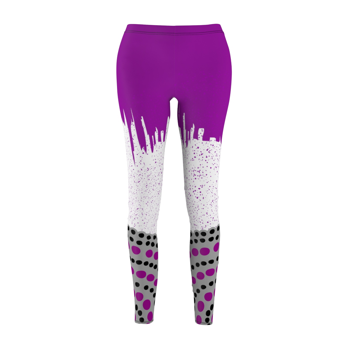 Purple Brush Leggings