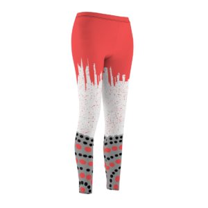 Red Brush Leggings