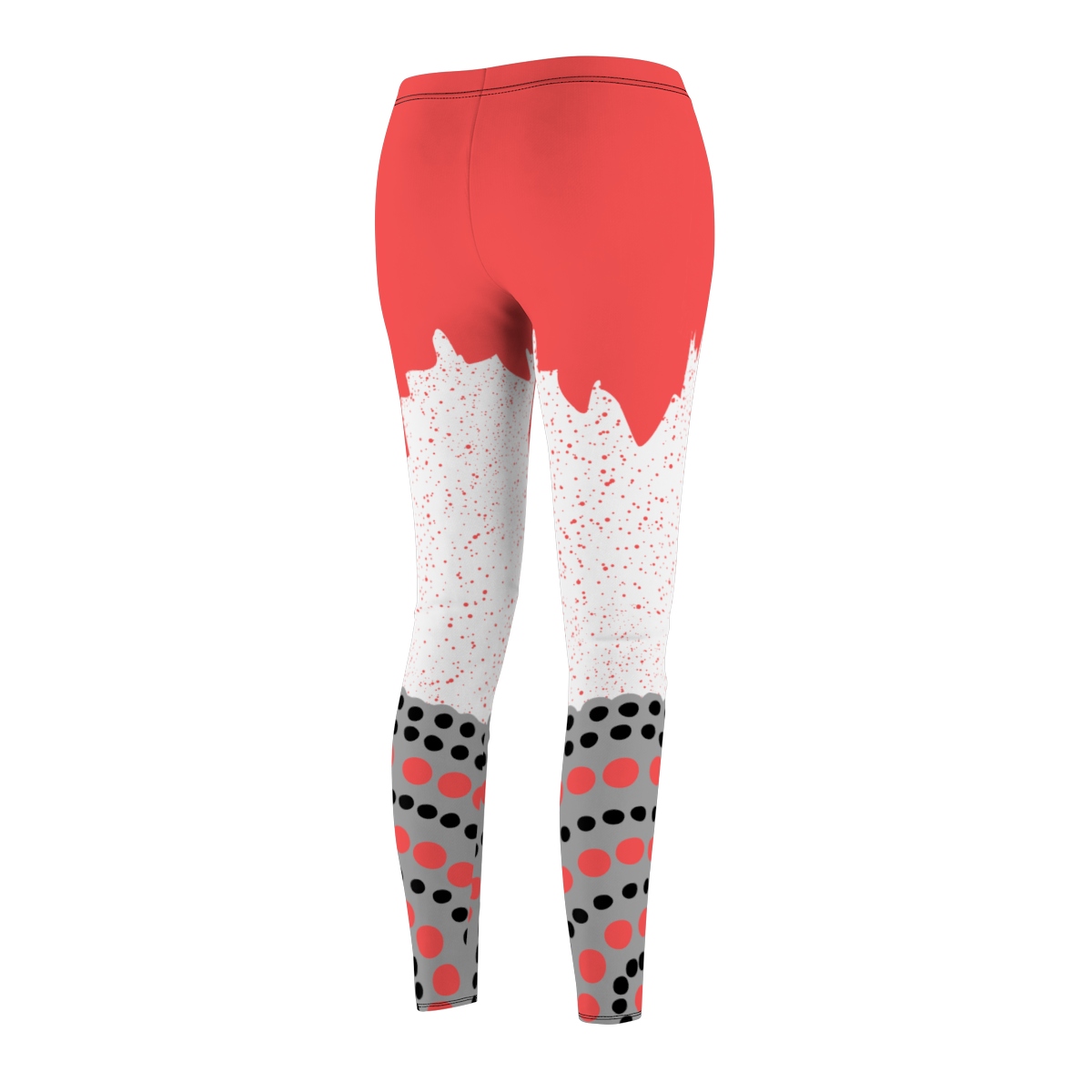 Red Brush Leggings - Image 3