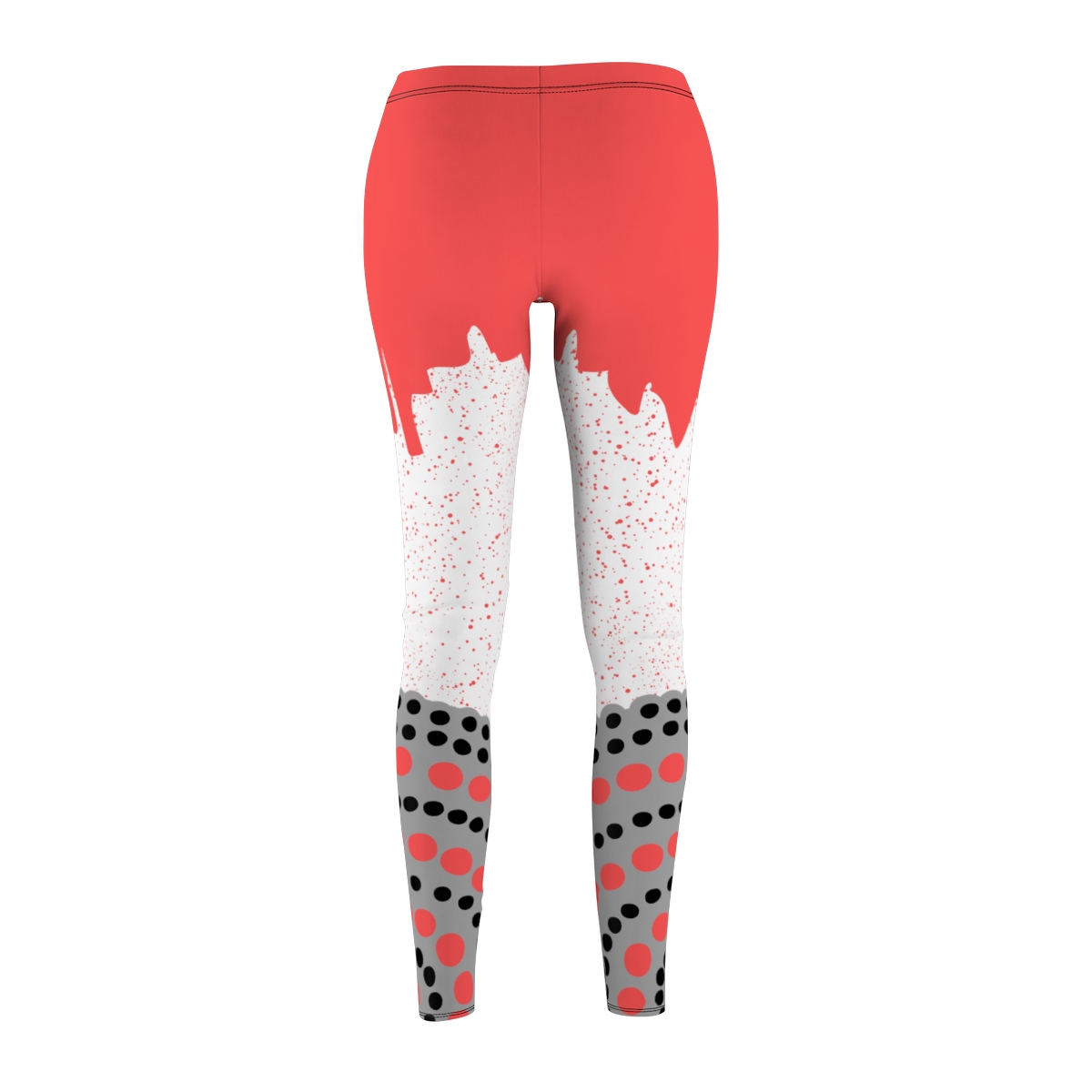 Red Brush Leggings - Image 4